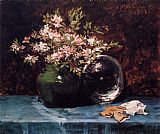 William Merritt Chase Famous Paintings - Azaleas